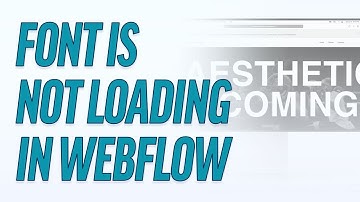 Webflow Custom Font Not Loading In Safari?