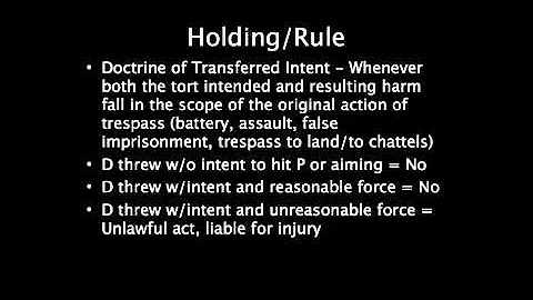 Talmage v Smith Case Summary