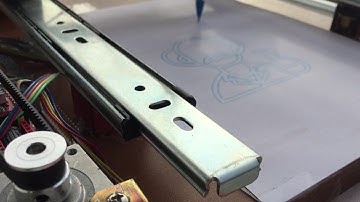 ARDUINO UNO CNC SHIELD ile teleskopik rayla yapılmış CNC ROUTER