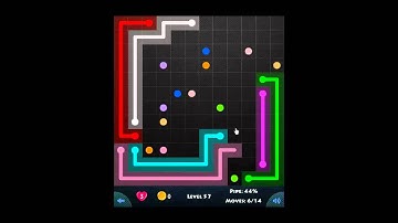 flow game facebook - 12 x 12 mania level 57 Connect the dots