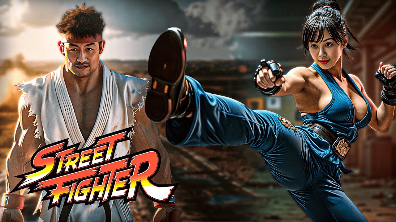 "Street Fighter Tournament: Destinies at Stake! The Fight for Honor in 1950's Panavision 70 style."