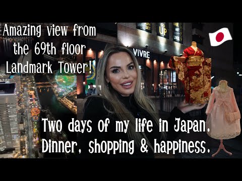 LIFE IN JAPAN, YOKOHAMA | LANDMARK TOWER VIEW | MY HAPPY LIFE IN JAPAN!#vlogjapan#mylife#foodinjapan