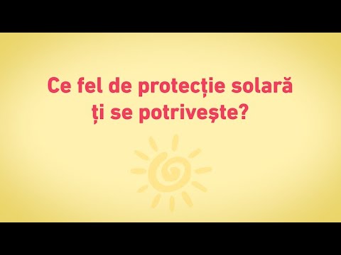 Video: Cum să aplicați spray de protecție solară pentru a vă proteja pielea și pentru a evita arsurile