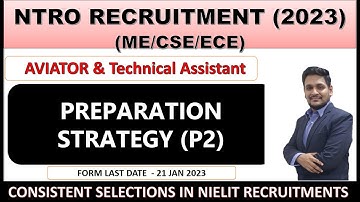 NTRO EXAM PREPARATION STRATEGY (2023) | HOW TO CRACK NTRO EXAM