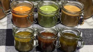 6 صلصات مرافقة للسلطات | salad dressing recipes