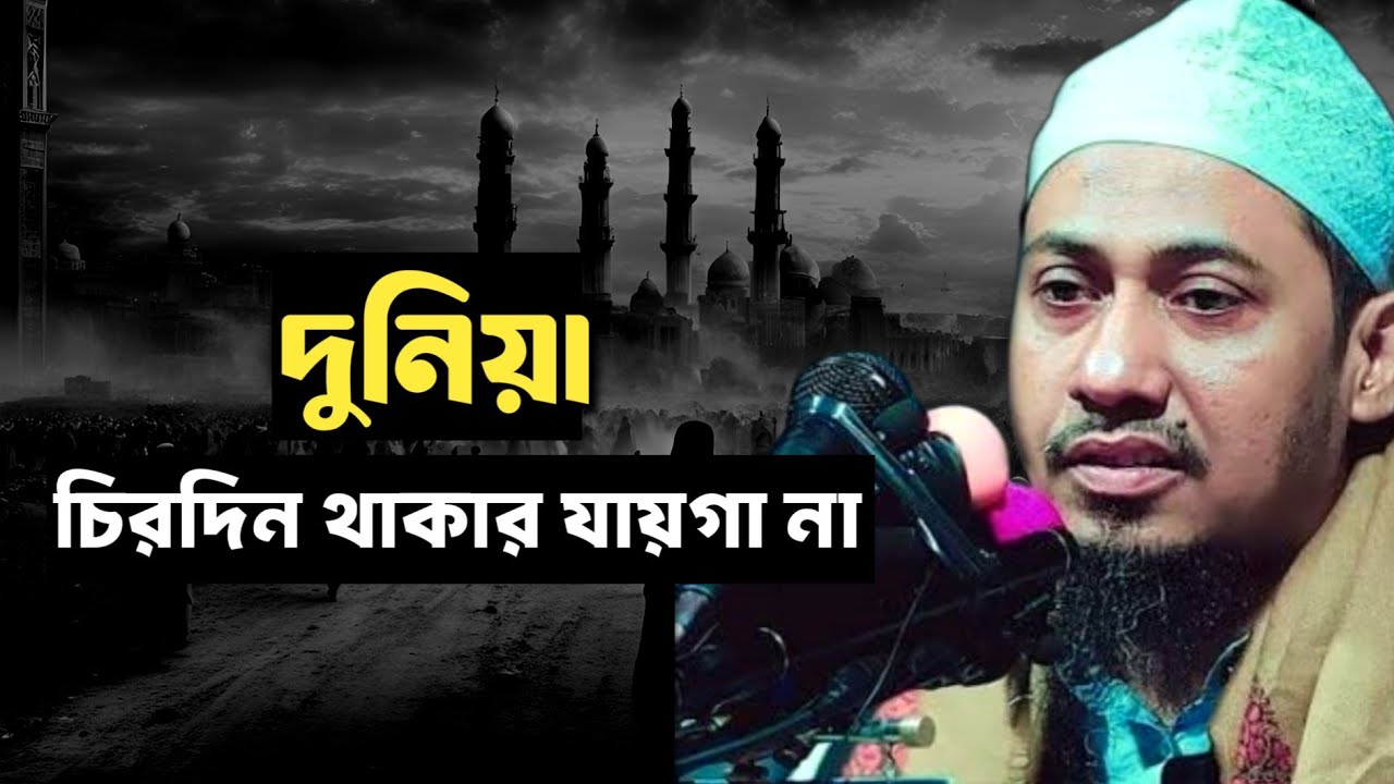 দুনিয়া চিরদিন থাকার যায়গা না | Anisur Rahman Ashrafi | New Bangla Waz |