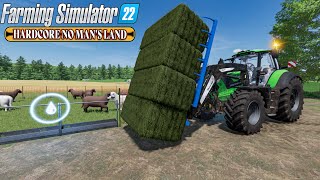 Hardcore No Man's Land ☆ Grass Baling, New Tractor, Logging ☆ Farming Simulator 22