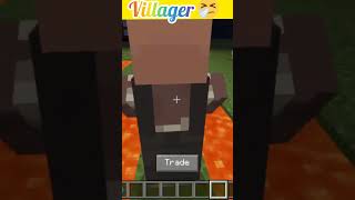 Villager's parking mistake led to his death😭#minecraft#minecraftshorts#whiteghoda