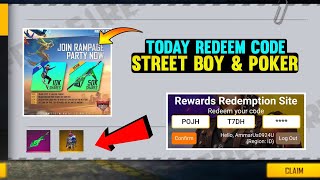 green mp40 redeem code today | street boy bundle redeem code today | free fire redeem code today