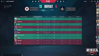 Spring 2023 Valorant Playoffs [Quarterfinal]: (5) Bay Port vs (4) Horlick