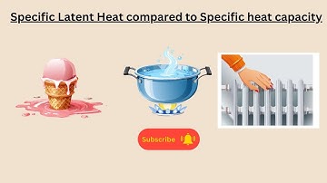 Specific Latent Heat compared to Specific heat capacity,  AQA GCSE combined science or GCSE Physics