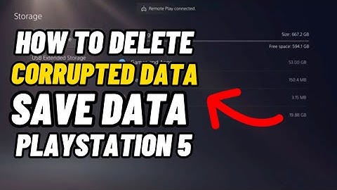 How To a Delete Corrupted Data On PS5 Sate Data PlayStation 5 New Way