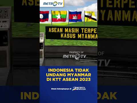 Indonesia Tak Undang Myanmar di KTT ASEAN 2023 Labuan Bajo #shorts