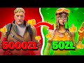 KUPIŁEM KONTO FORTNITE ZA 50ZŁ VS ZA 5000ZŁ Z ALLEGRO!