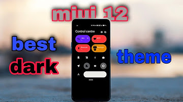 Best miui 12 dark theme new charging animation #miui