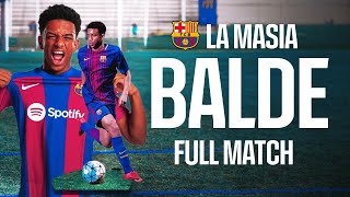 🍿 ENJOY BALDE'S PERFORMANCE AT LA MASIA AT THE AGE OF 13 | FULL MATCH 💎 | FC Barcelona