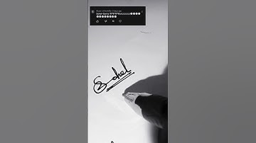 Sohel & samia name art signature style. #signature #sign #ytshorts
