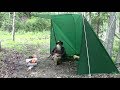 Awesome Easy Shelter Using Standard Square Tarp