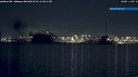 Full video | Francis Scott Key bridge collapses in Baltimore