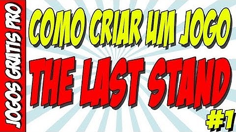 Como criar um jogo - Criando o personagem e inimigos - ao estilo The last stand Union city