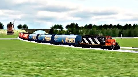 Train Sim - Southern England Using EMD GP9 - Simulasi Kereta Api