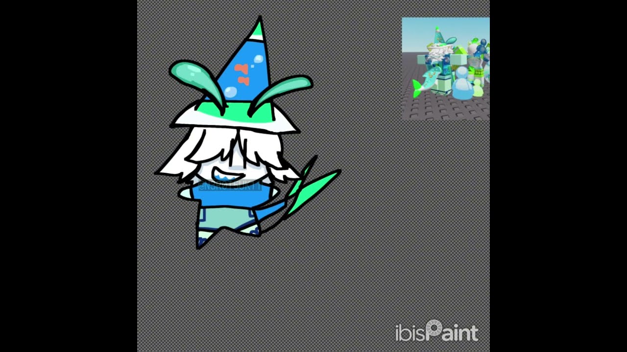 Speedpaint Of Me Drawing My Stupid Fish Oc Givemebackmykids Letmeoutofthebasement