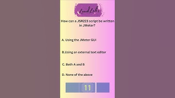 How can a JSR223 script be written in JMeter