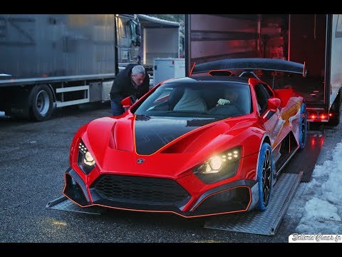 Zenvo TSR-S – Startup – Driving & ACTIVATED WING