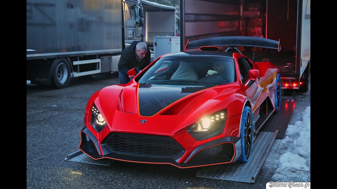 Zenvo Tsr S Startup Driving Activated Wing