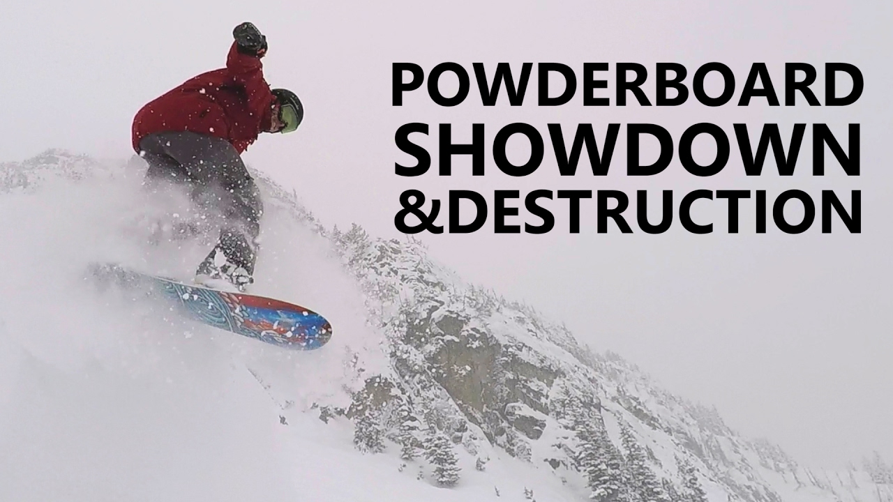 Powder Snowboard Showdown & Destruction