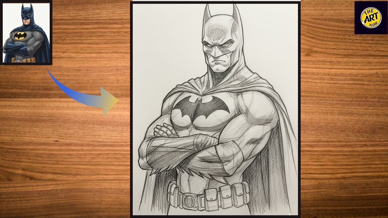 How to draw batman drawing | batman full body drawing step by step | drawing ideas for beginners 