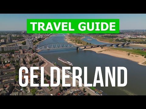 Gelderland, Netherlands | City of Arnhem, Nijmegen, Apeldoorn, Ede | Drone 4k video | Gelderland