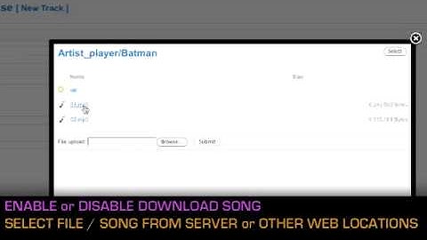 JoomlaXTC Artist Showcase Player Tutorial