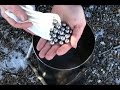 NEW Roasting Method! Steel Balls In A Horizontal Billy Pot / Test #1 / Camping Stove Cooking!