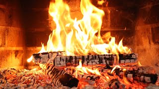 Fireplace Burning Ambience with Crackling Fire Sounds  Fireplace for Sleep, Relaxation, Study