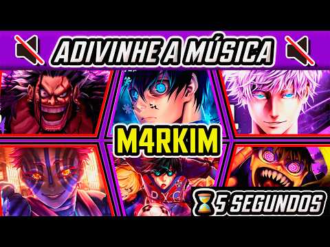 ADIVINHE A MÚSICA DO M4RKIM em 5 SEGUNDOS 🔥🎵