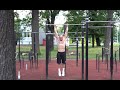 G.O.D SET : 50 PULL UPS  + 1 MUSCLE UP + 50 BAR DIPS (CAMERA STOPPED RECORDING AFTER THE MUSCLE UP)