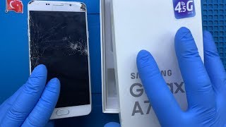 หน้าจอ Samsung Galaxy A7 2016 และการเปลี่ยนกระจกหลัง