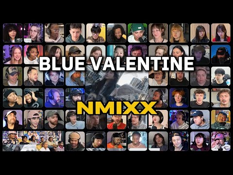 "Blue Valentine" by NMIXX (Reaction Mashup and Lyrics)