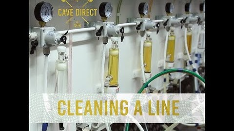 CLEANING A LINE (demo purposes only, PPE is recommended for this process)