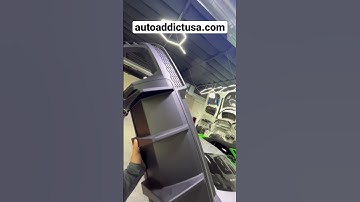 Matte Black 14-15 Camaro Evo Diffuser @AutoAddictUSA #autoaddictusa #chevroletcamaro #sportscar