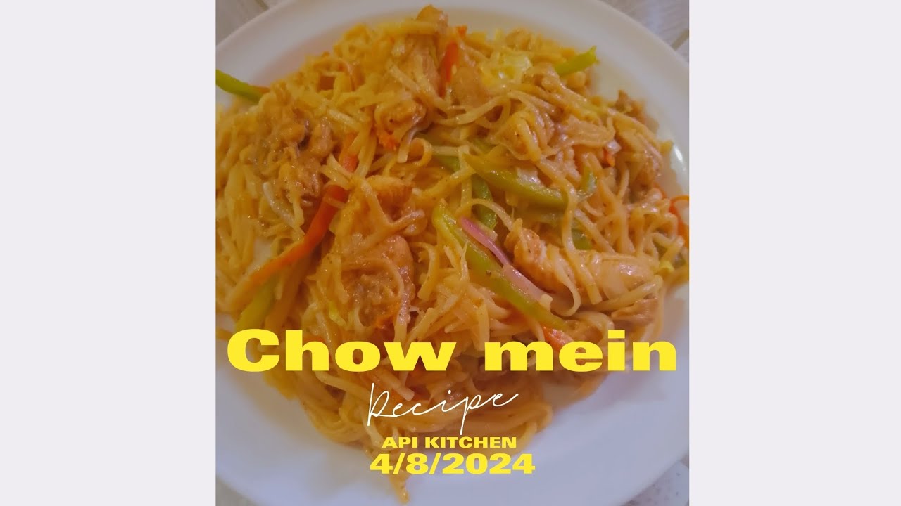 Chow mein Recipe by (API KITCHEN) - YouTube