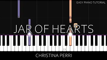 Christina Perri - Jar of Hearts (Easy Piano Tutorial)