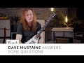 Dave Mustaine Answers Some Questions | Reverb