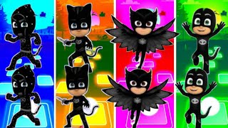 Pj Masks Catboy Vs Gekko Vs Owlette Vs Night Ninja Tiles Hop Edm Rush