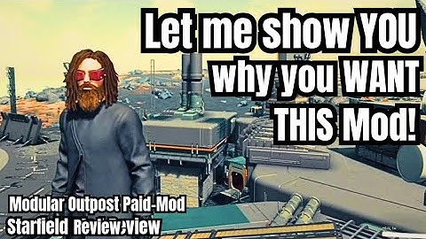 Starfield Paid-Mod Review: Modular Outposts Argos Extractor #starfield #starfieldmods #starfieldxbox