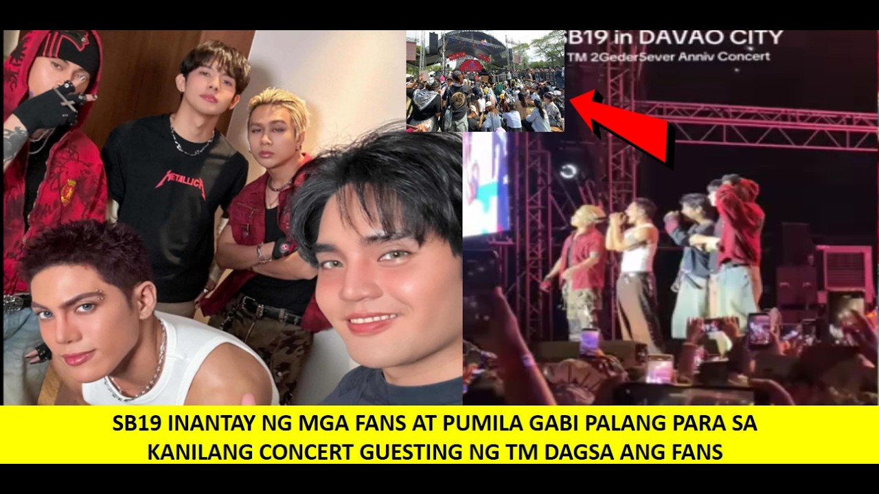 SB19 INANTAY NG MGA FANS AT PUMILA GABI PALANG PARA SA KANILANG CONCERT GUESTING NG TM!!