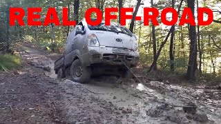 Проходимость Киа Бонго 3 на BFGoodrich MT 31'' по бездорожью. Kia Bongo off-road. Проходимость Киа Бонго 3 на BFGoodrich MT 31'' по бездорожью. Kia Bongo off-road.