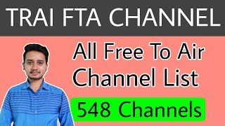 TRAI All New 548 FTA channel List - sony,Color, zee All Channel Include - 130 Rs. FTA plan - Explain screenshot 2