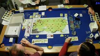 Gameplay Timelapse - Charterstone - 4 players (Games 4 & 5 of campaign)